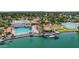 Expansive community view with pool, lake, amenities, and lush landscaping at 2243 E Cortez Dr, Gilbert, AZ 85234
