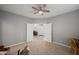 Office space with double doors, neutral walls, and beige carpet, perfect for remote work or study at 2243 E Cortez Dr, Gilbert, AZ 85234