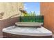 Private hot tub surrounded by lush greenery at 2275 N Heritage St, Buckeye, AZ 85396