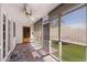 Screened patio equipped with a ceiling fan and screens providing a relaxing outdoor space at 2804 N Nebraska St, Chandler, AZ 85225