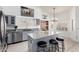 Stylish eat-in kitchen with granite counters and stainless steel appliances at 30645 N 44Th St, Cave Creek, AZ 85331