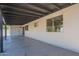 Covered patio with access to backyard, ideal for outdoor relaxation and entertaining at 3208 N El Dorado Dr, Chandler, AZ 85224
