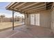 Covered patio and backyard view of a pool at 3441 E Taylor St, Phoenix, AZ 85008