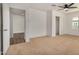 Well-lit bedroom with wood-look flooring and closet at 3441 E Taylor St, Phoenix, AZ 85008