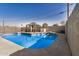 Backyard pool area featuring a gazebo, and diving board at 3441 E Taylor St, Phoenix, AZ 85008