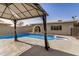 Backyard pool with a gazebo, perfect for relaxation and entertainment at 3441 E Taylor St, Phoenix, AZ 85008