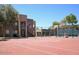 Outdoor basketball court featuring a well-maintained surface and a nearby residential building at 3810 N Maryvale Pkwy # 1059, Phoenix, AZ 85031