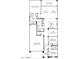 Detailed floor plan showcases a 3-car garage, Primary suite, and open-concept kitchen, living, and dining areas at 3886 E Ficus Way, Gilbert, AZ 85298