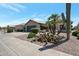 Landscaped home exterior featuring desert plants and a well-manicured lawn at 3925 N 160Th Ave, Goodyear, AZ 85395