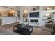 Stylish living room with modern decor and an open floor plan at 3925 N 160Th Ave, Goodyear, AZ 85395