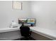 Bright office with a spacious white desk, dual monitors, and ample natural light at 5661 S Dante --, Mesa, AZ 85212