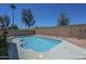 The backyard features a private pool, offering a cool and refreshing retreat at 8370 W Audrey Ln, Peoria, AZ 85382