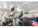 Community gym with stationary bikes, elliptical, weights and yoga balls at 8787 E Mountain View Rd # 1087, Scottsdale, AZ 85258