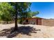 Backyard with gravel and a covered patio at 11523 E Lindner Ave, Mesa, AZ 85209