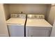 Convenient laundry area with a neatly arranged washer and dryer set for efficient home chores at 1309 W Calle Del Norte --, Chandler, AZ 85224