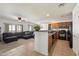 Bright open floor plan with kitchen and living area at 1350 S Greenfield Rd # 2133, Mesa, AZ 85206