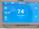Bosch smart thermostat display showing 74 degrees with no schedule at 2068 E Cairo Dr, Tempe, AZ 85282