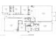 Detailed floor plan of a single-story home with a layout of the living spaces and bedrooms at 415 S Robert S Rd, Tempe, AZ 85281