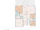 Detailed floor plan showcasing the layout of the home with bedrooms, bathrooms, kitchen, and living areas at 4338 E Hamblin Dr, Phoenix, AZ 85050