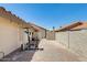 Paver groundcover in backyard with gym equipment at 7253 S Terrace Rd, Tempe, AZ 85283