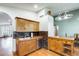 Well-equipped kitchen featuring a tile island and stainless steel dishwasher, ideal for modern living at 7253 S Terrace Rd, Tempe, AZ 85283