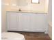 A bathroom features a toilet and a vanity, providing essential amenities in a home at 9501 E Broadway Rd # 254, Mesa, AZ 85208