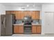 Well-equipped kitchen with stainless steel appliances, modern countertops, and plenty of cabinet space at 955 E Knox Rd # 137, Chandler, AZ 85225
