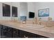 Bathroom showcasing double sinks with updated vanity at 10841 N Mountain Vista Mtn, Fountain Hills, AZ 85268