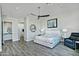 An owner's suite with a ceiling fan, vinyl flooring, ample closet space, and ensuite bathroom at 10841 N Mountain Vista Mtn, Fountain Hills, AZ 85268