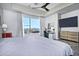 Bright and airy bedroom with scenic views and desk workspace and neutral palette at 10841 N Mountain Vista Mtn, Fountain Hills, AZ 85268