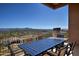 Covered patio with dining table and barbecue grill with stunning mountain views at 10841 N Mountain Vista Mtn, Fountain Hills, AZ 85268