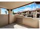 Private outdoor patio with views of the surrounding neighborhood at 1351 N Pleasant Dr # 1012, Chandler, AZ 85225