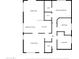 Detailed floor plan showcasing the layout of the home, including bedrooms, bathrooms, and living areas at 14919 W Hearn Cir, Surprise, AZ 85379