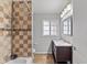 Bathroom with a shower, toilet, and vanity at 1749 W Monterosa St, Phoenix, AZ 85015