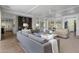 Open-concept living room with a bar area, seamless flow into other living spaces, and ample seating at 19296 N 98Th Pl, Scottsdale, AZ 85255