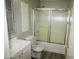 Bathroom features tile shower, toilet, and vanity at 20221 N 31St St, Phoenix, AZ 85050
