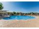 Large community pool with sunshades and disability access at 2041 W Pierson St, Phoenix, AZ 85015