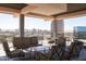 Relaxing outdoor patio with comfortable seating and stunning city skyline views at 2201 N Central Ave # 3C, Phoenix, AZ 85004
