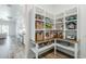 Walk-in pantry with custom wood countertops, ample storage space, and shelving to keep supplies organized at 22709 S 202Nd St, Queen Creek, AZ 85142