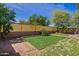 Well-maintained backyard with privacy fence at 3221 W Alta Vista Rd, Phoenix, AZ 85041
