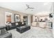 Spacious living room with a decorative rug and comfortable seating at 5428 E Windstone Trl, Cave Creek, AZ 85331