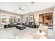 Spacious living room with bright, filtered light and sleek furniture at 5428 E Windstone Trl, Cave Creek, AZ 85331
