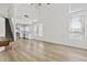 Spacious living room area with tall ceilings, lots of natural light and wood flooring at 1225 N 36Th St # 1015, Phoenix, AZ 85008