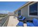 Relax on this spacious patio with comfortable lounge seating and enjoy the beautiful blue sky at 18174 E Via Jardin --, Gold Canyon, AZ 85118