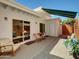 Private back patio featuring ample seating and a relaxing atmosphere for outdoor enjoyment at 3401 N 37Th St # 14, Phoenix, AZ 85018