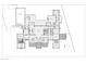 Detailed floor plan showcasing layout of rooms including the kitchen, bedrooms, garage, and more at 4864 E Lafayette Blvd, Phoenix, AZ 85018