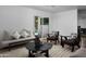 Bright living room with sliding glass doors leading to the outdoors at 5341 E Sheena Dr, Scottsdale, AZ 85254