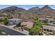 Bird's eye view of the house highlighting the mountain views at 6133 W Fetlock Ter, Phoenix, AZ 85083