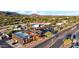 Commercial building in an arid desert environment. The parking lot is surrounded by mountains and desert vegetation at 6525 E Cave Creek Rd # 40, Cave Creek, AZ 85331