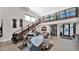 Open-concept living room and dining room with staircase at 6525 E Cave Creek Rd # 40, Cave Creek, AZ 85331
